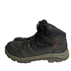 Red Wing Men's Black BOA Closure Leather Steel Toe Industrial Work Boots 13D